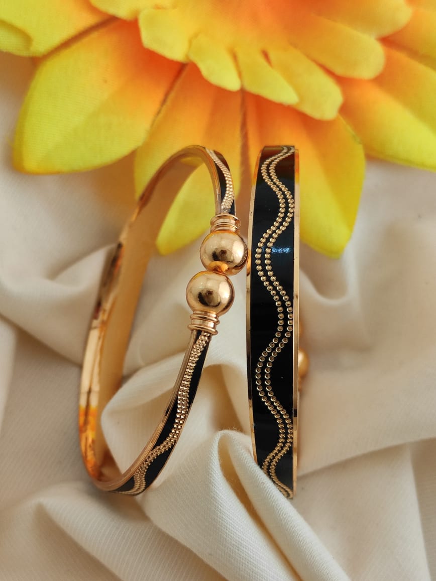 CNC Gold Plated Kadli Bracelets Wholesale Market In Surat With Price
